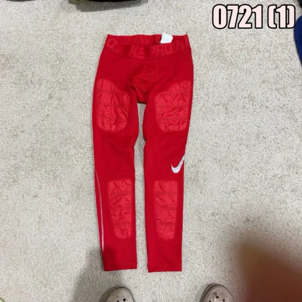 [BUNJANG] Nike Pro Training Pants Red / 나이키 바지 레드
