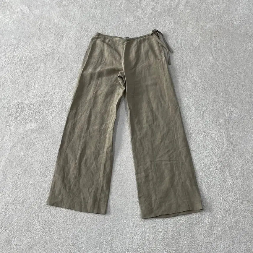 [BUNJANG] Giorgio Armani Collezioni Women's Linen-Silk Blend Pants (Size 42 / US 27-28) / [27] 알마니 여성 린넨실크 팬츠 여름바지 꼴레지오니