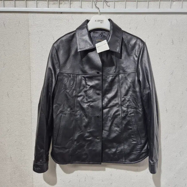 [BUNJANG] Kasibody Leather Jacket Black / 카시바디 가죽 자켓 블랙