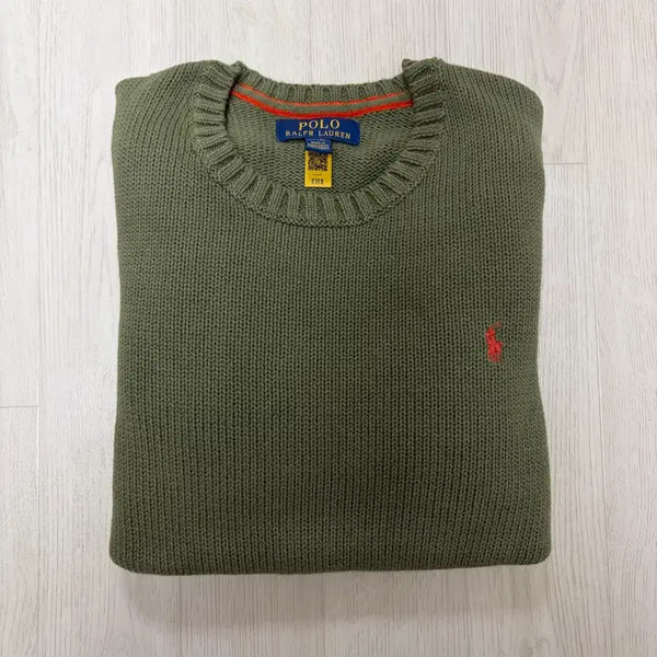 [BUNJANG] Polo Ralph Lauren Kids L Crewneck Knit Sweater / 폴로 랄프로렌 라운드넥 니트 새상품
