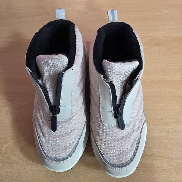 [BUNJANG] Montbell Women's Fur & Fleece Lined Zipper Winter Ankle Boots - Size 245 / 몽벨 여성 퍼 기모 안감 지퍼  겨울 방한와 사이즈  245