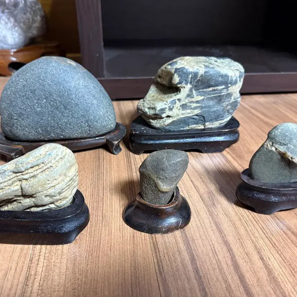 [BUNJANG] Decorative Stone Collection - Set of 5 / [일괄] 수석/수석돌/돌 인테리어/취미소품/자연석 수석/장식용 돌