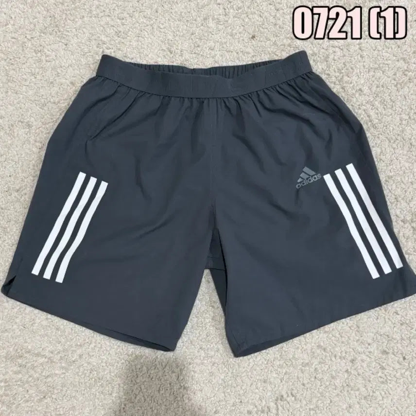 [BUNJANG] Adidas Three-Stripes Shorts Gray / 아디다스 반바지 그레이 삼선