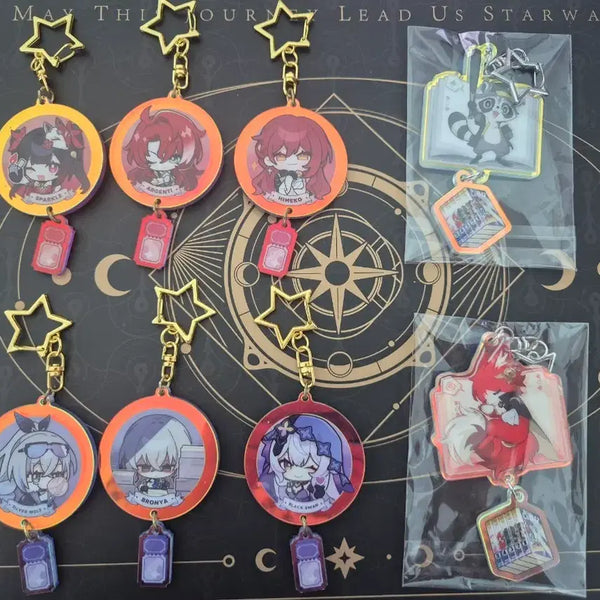 [BUNJANG] Honkai: Star Rail Buo Chicken Collaboration Bokseulbokseulho Keyring / 붕괴 스타레일 부어치킨, 복슬복슬호 키링