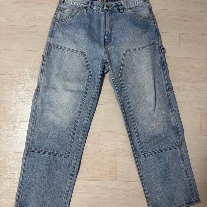[BUNJANG] Supreme Double Knee Painter Pants Washed Blue 34 / 슈프림 더블니 페인터 팬츠 워시드 블루 34