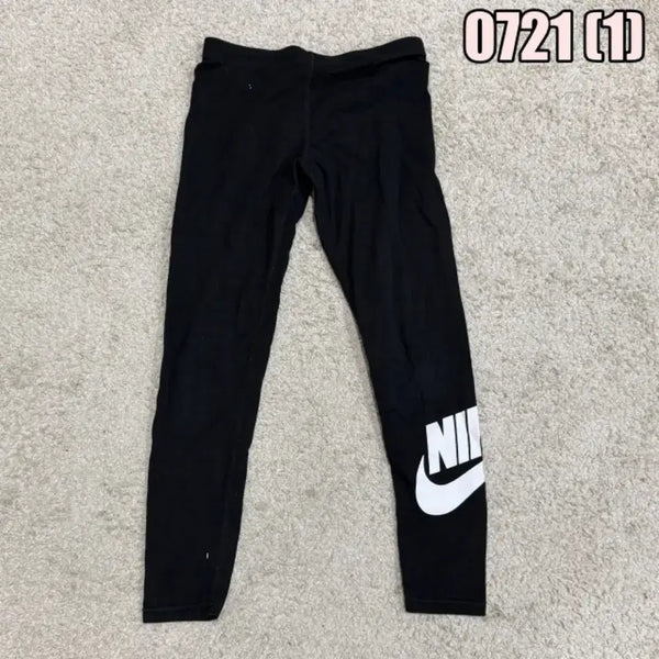 [BUNJANG] Nike Basic Logo Leggings Black / 나이키 레깅스 블랙