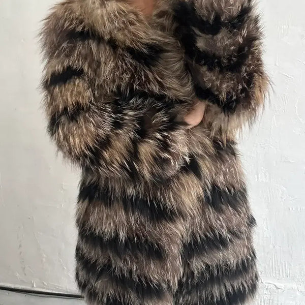 [BUNJANG] Isabel Marant Fox Fur Hooded Coat / Isabel Marant 이자벨마랑 폭스 퍼 후드 코트