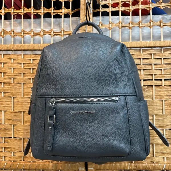 [BUNJANG] Samansa Tabata Leather Backpack / 사만사 타바타 백팩