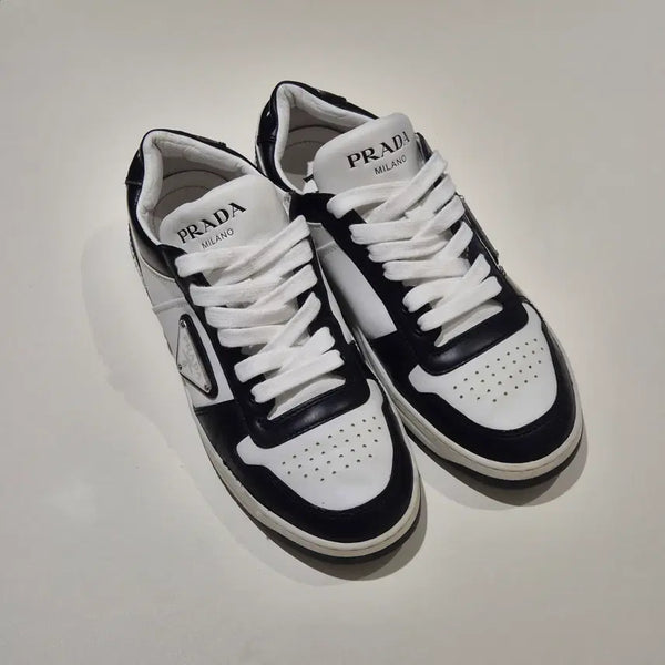 [BUNJANG] Prada Downtown Leather Sneakers / (36.5)프라다 다운타운 레더 스니커즈