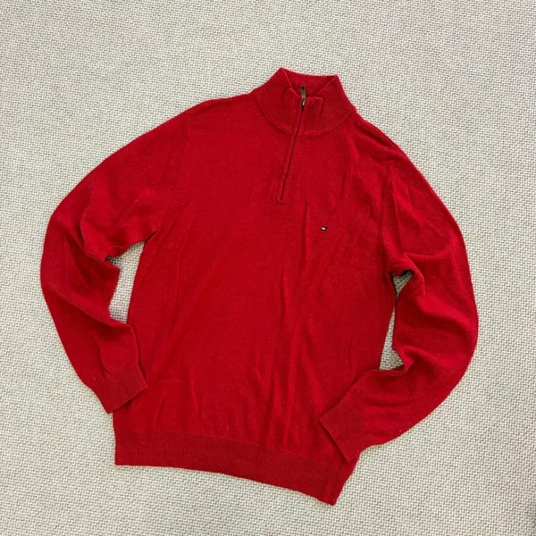 [BUNJANG] Tommy Hilfiger Zip-Up Knit 0721D2 / M 타미힐피거 집업 니트 0721D2