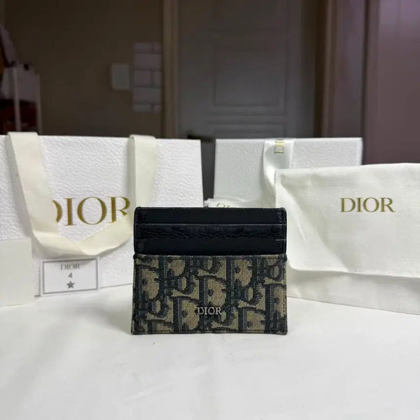 [BUNJANG] Dior Oblique Jacquard Card Holder Wallet / 디올 오블리크 자카드 카드 홀더 지갑