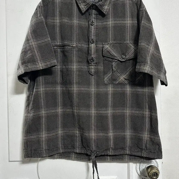 [BUNJANG] Prizmworks Envelope Pullover Half Shirt / 프리즘웍스 엔벨로프 풀오버 하프 셔츠