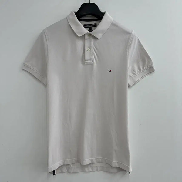[BUNJANG] Tommy Hilfiger Men's Slim Fit Short Sleeve Polo Shirt Size 95 (M) / 95 타미힐피거 남자 슬림핏 반팔 카라티