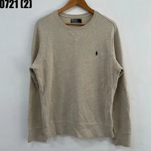 [BUNJANG] Polo Ralph Lauren Crewneck Sweatshirt Beige / 폴로 랄프로렌 맨투맨 베이지