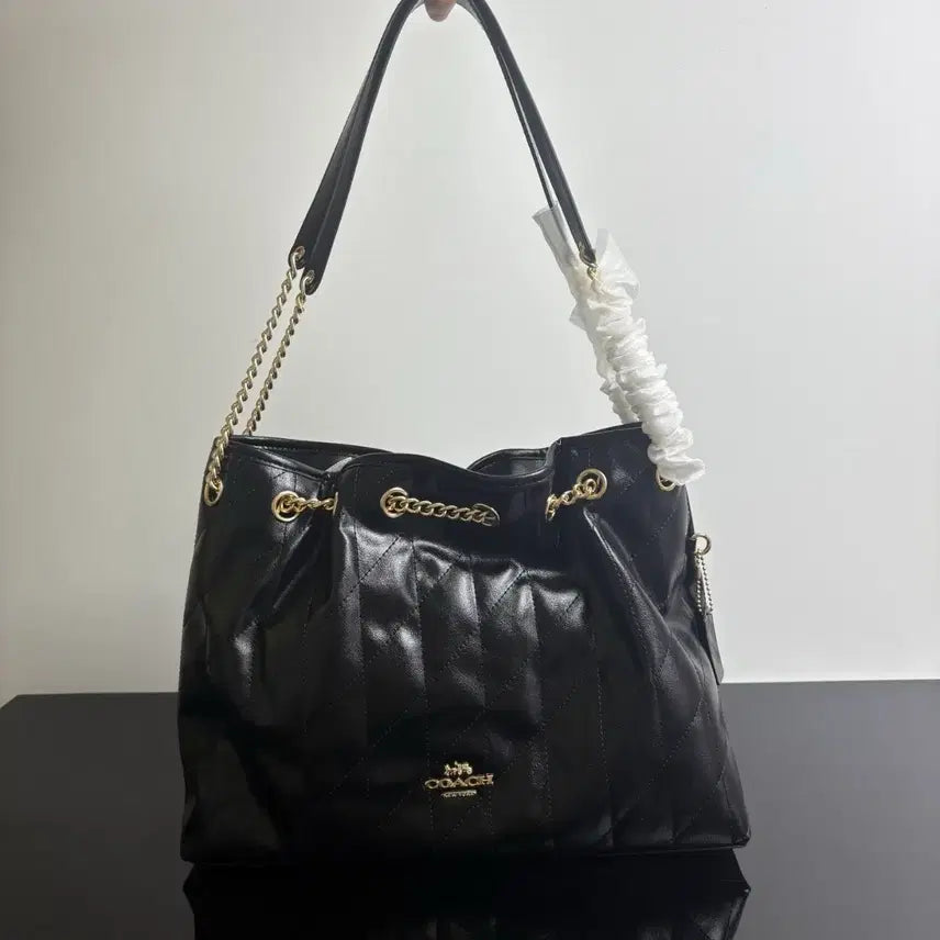 [BUNJANG] Coach Quilted Chain Shoulder Bag / 코치 체인백