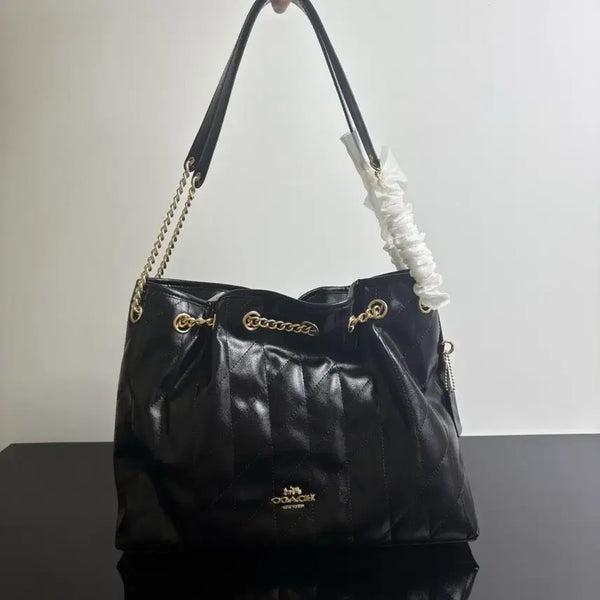 [BUNJANG] Coach Quilted Chain Shoulder Bag / 코치 체인백