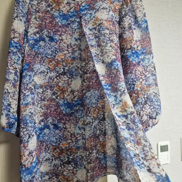 [BUNJANG] Floral Chiffon Blouse / 쉬폰 블라우스 여성 의류 꽃무늬