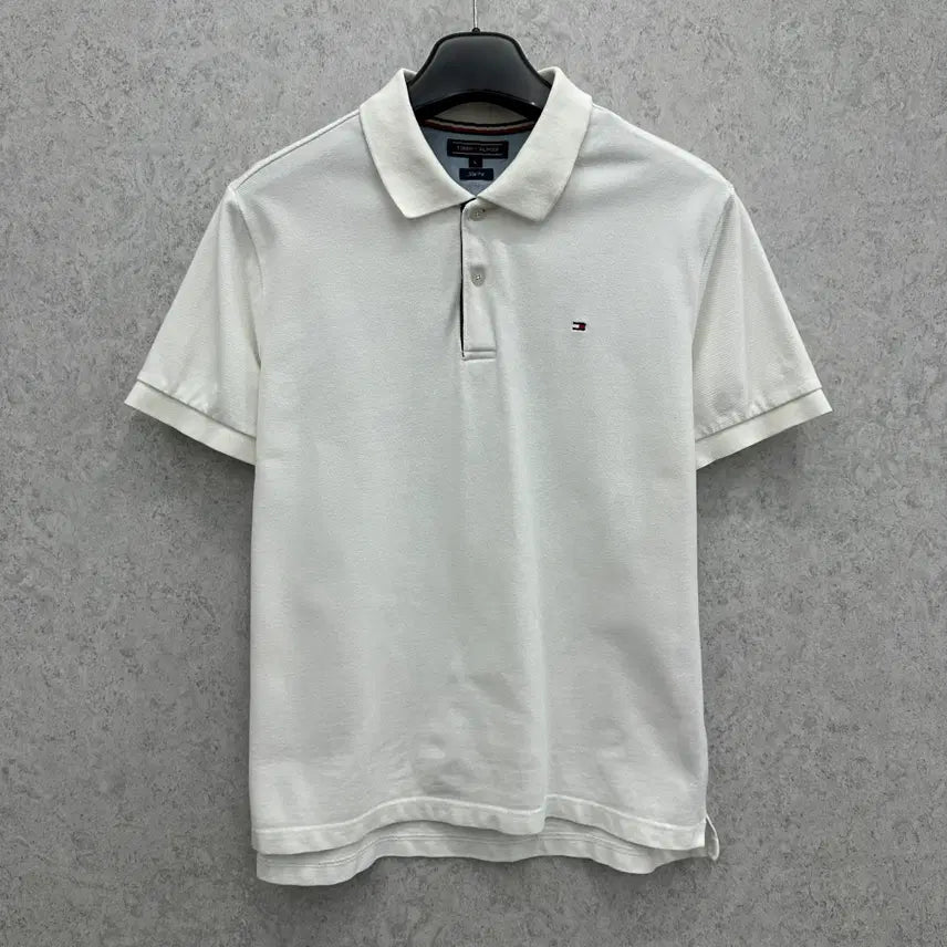 [BUNJANG] Tommy Hilfiger Men's Short Sleeve Polo Shirt Size 100 (L) / 100 타미힐피거 남자 반팔 카라티