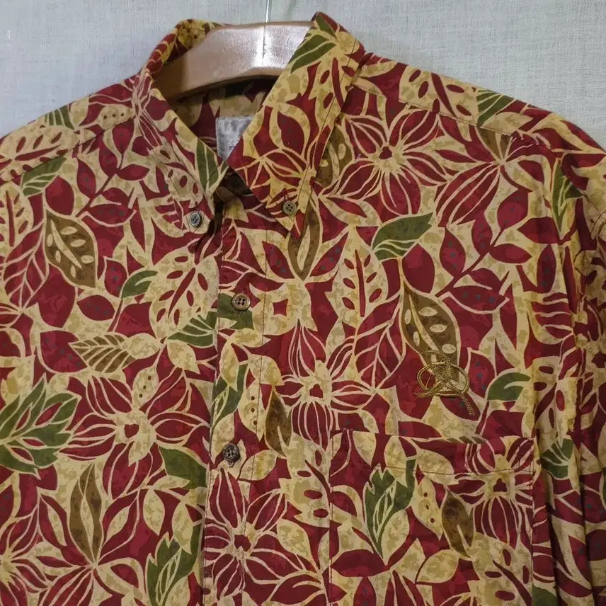 [BUNJANG] Laolao Bay Golf Resort Exclusive Hawaiian Shirt / 상태최상) 골프 리조트 반팔 화와이안 셔츠 여름 반팔 남방 105 바캉스 휴양지룩 해외여행