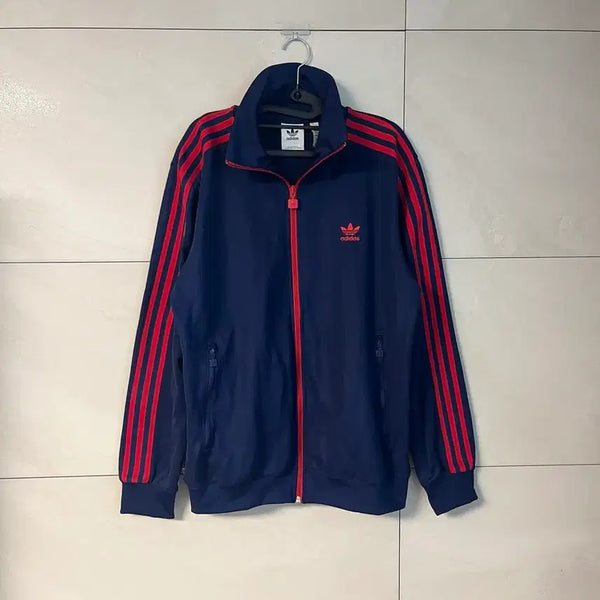 [BUNJANG] Adidas Beckenbauer Track Jacket Navy/Red (XL) / 아디다스 베켄바우어 대장 져지 네이비/레드 (XL)