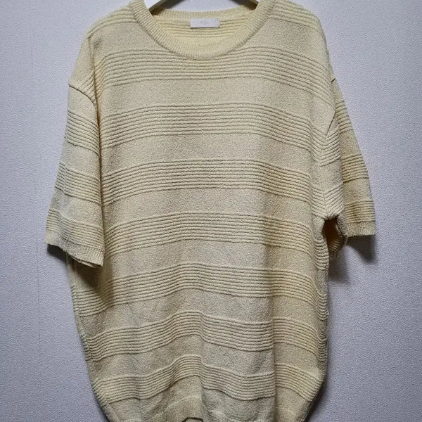 [BUNJANG] ROA Men's Knit Short Sleeve T-Shirt / 72113 ROA  남성 니트 반팔