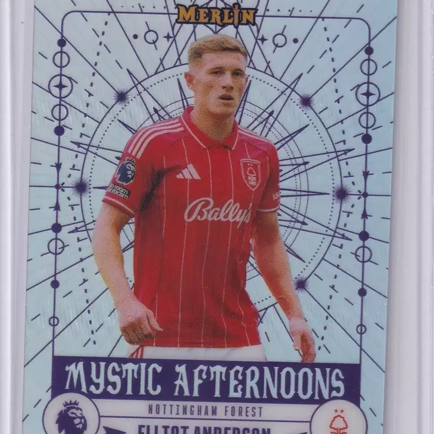 [BUNJANG] 2025-26 Topps Merlin Premier League Elliot Anderson Mystic Afternoons Insert #MA-16 Nottingham Forest / 25-26 앤더슨 미스틱애프터눈즈 인서트 노팅엄 멀린