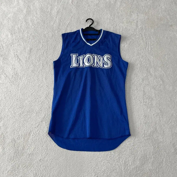 [BUNJANG] Samsung Lions Park Hee-sung Player-Worn Sleeveless Jersey (XL) / 삼성라이온즈 올드 선수실착 민소매 나시 박희성