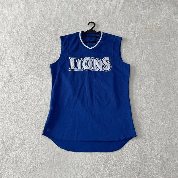 [BUNJANG] Samsung Lions Old Player-Worn Sleeveless Jersey (Ra Hyung-jin) / 삼성라이온즈 올드 선수실착 민소매 나시 라형진