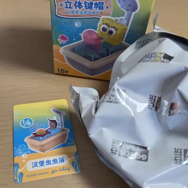 [BUNJANG] SpongeBob SquarePants Cockroach Keyring Keychain (Sealed) / 스폰지밥 바퀴벌레 키캡키링 봉지 미개봉 중복판매