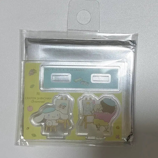 [BUNJANG] Sanrio Cinnamoroll Crayon Shin-chan Acrylic Stand (Sealed) / 짱구 산리오 시나모롤 아크릴스탠드 미개봉
