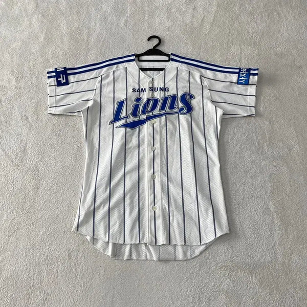 [BUNJANG] Samsung Lions Player-Worn Heo Seung-min Baseball Jersey with Autograph / 110 삼성라이온즈 왕조 선수실착 허승민 유니폼 싸인