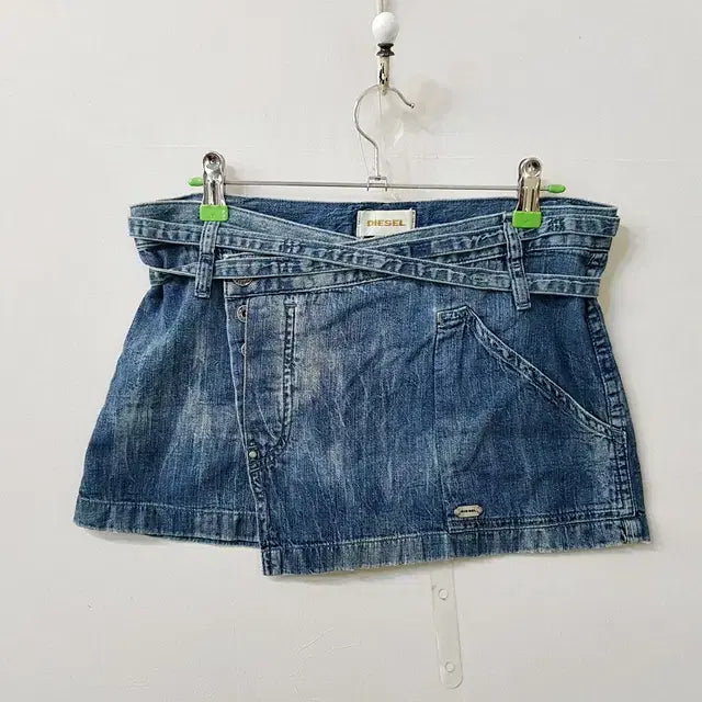 [BUNJANG] DIESEL Denim Wrap Skirt / DIESEL 디젤 데님 랩 스커트