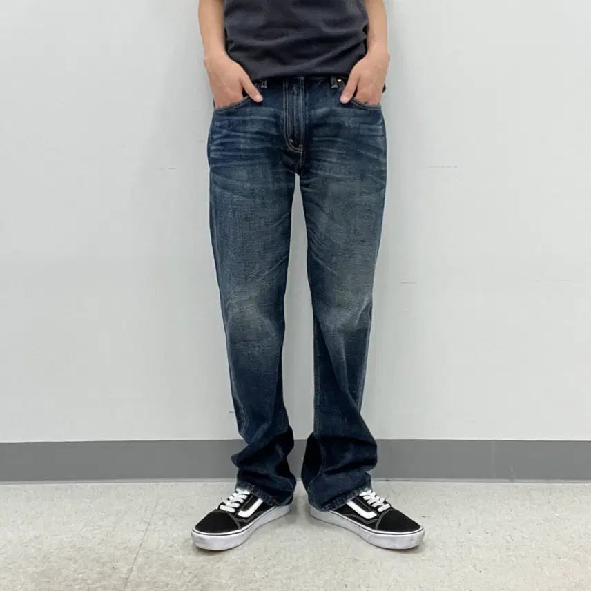 [BUNJANG] Levi's 523 Straight Denim Pants 32 / Levis 리바이스 523 스트레이트 데님 팬츠 32
