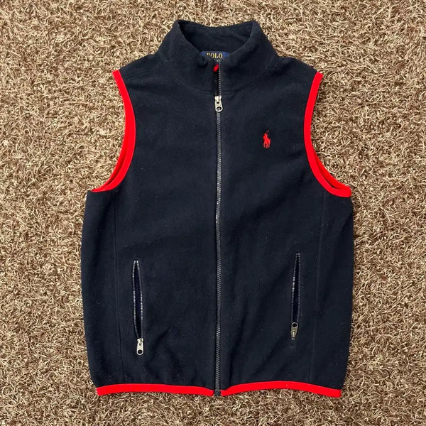 [BUNJANG] L Polo Ralph Lauren Girls Fleece Vest Jacket / L 폴로 랄프로렌 걸즈 플리스 조끼 베스트 자켓