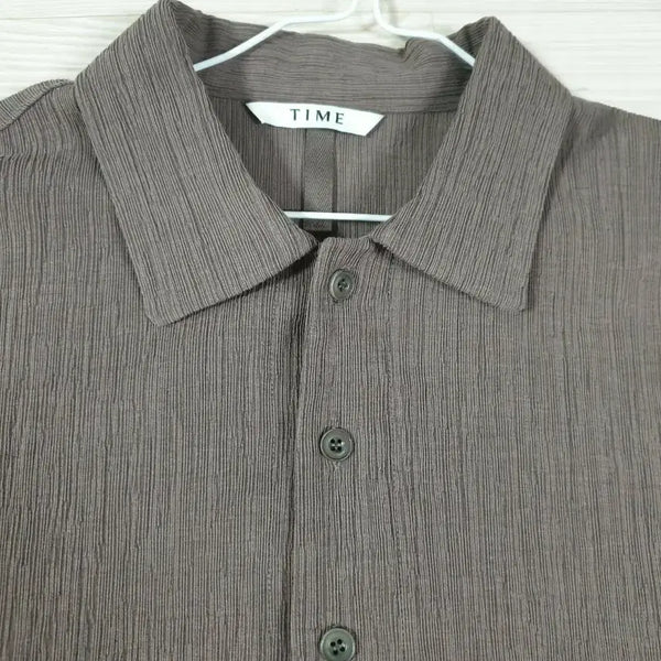 [BUNJANG] Time Pleated Short Sleeve T-shirt / 타임 플리츠 반팔티셔츠