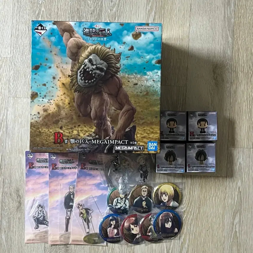 [BUNJANG] Attack on Titan Jaw Titan B Prize Ichiban Kuji Figure (Sealed) / 택포24)미개봉 제일복권 진격의거인 B상 턱거인