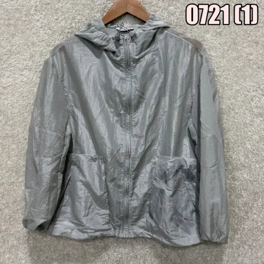 [BUNJANG] ELLE Grey Hooded Jacket / ELLE 자켓 그레이