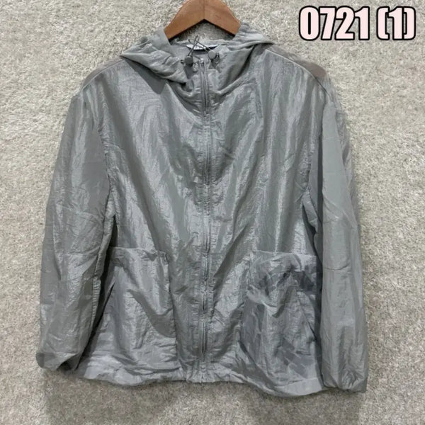 [BUNJANG] ELLE Grey Hooded Jacket / ELLE 자켓 그레이