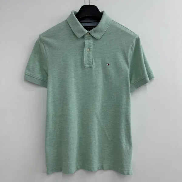 [BUNJANG] Tommy Hilfiger Men's Short Sleeve Polo Shirt (Size 95/M) / 95 타미힐피거 남자 반팔 카라티