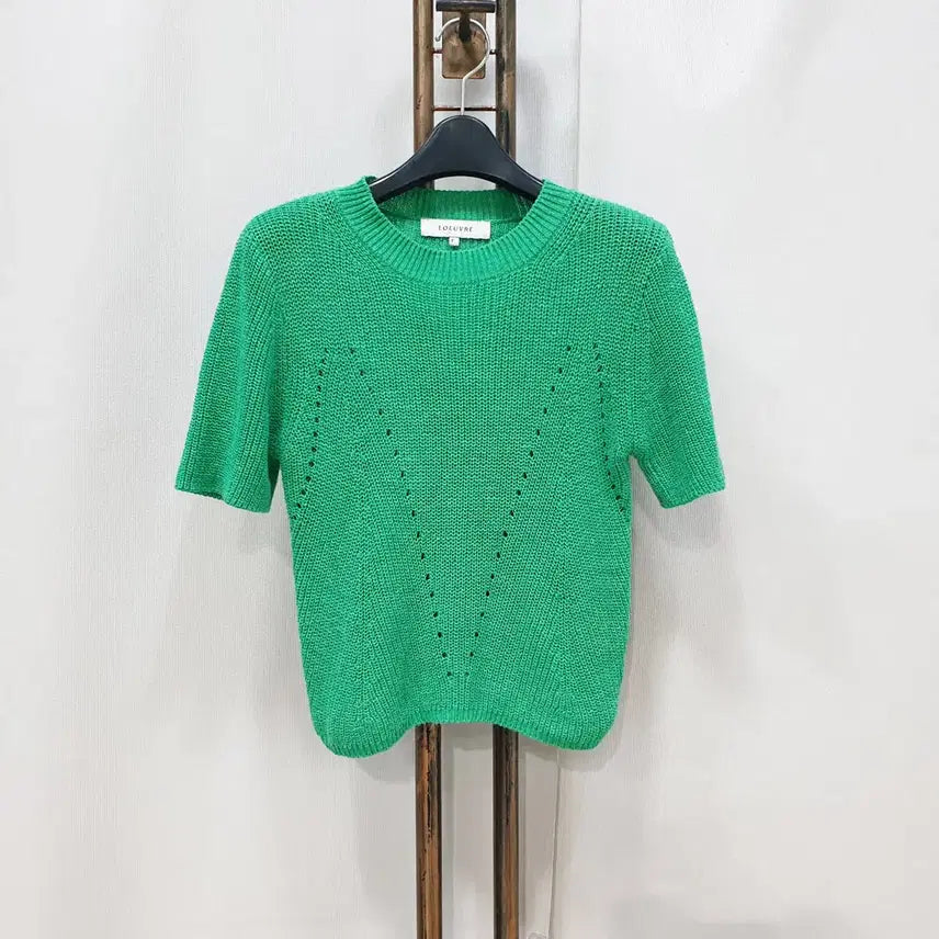 [BUNJANG] LOEUVRE Linen Blend Knit Top (Size 85) / (kk70175)루에브르 LOEUVRE 린넨 혼방니트 85