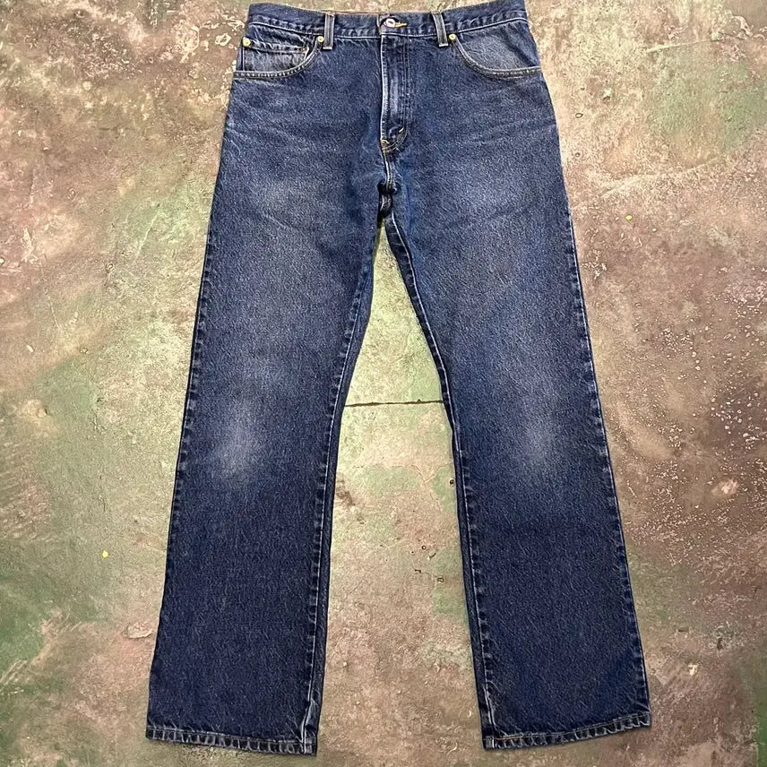 [BUNJANG] Levi's 517 Vintage Bootcut Denim Pants (Dark Indigo) / [33x32] 리바이스 517 진청 부츠컷 빈티지 데님 팬츠
