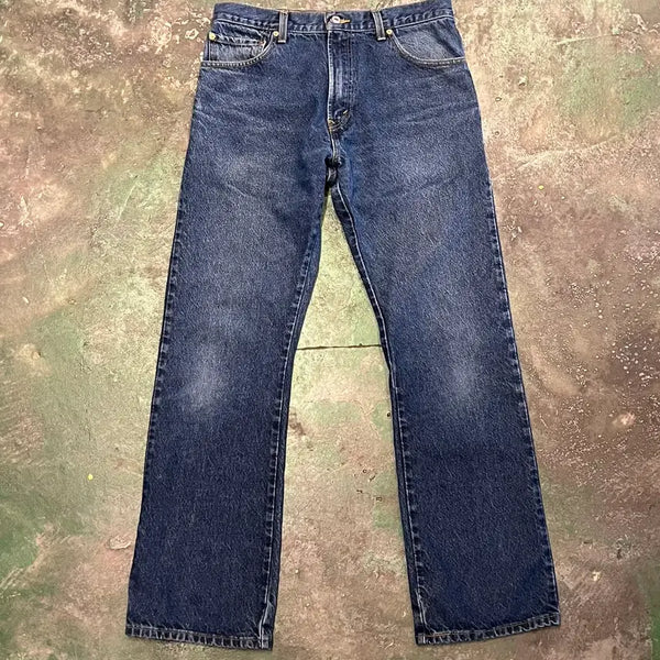 [BUNJANG] Levi's 517 Vintage Bootcut Denim Pants (Dark Indigo) / [33x32] 리바이스 517 진청 부츠컷 빈티지 데님 팬츠