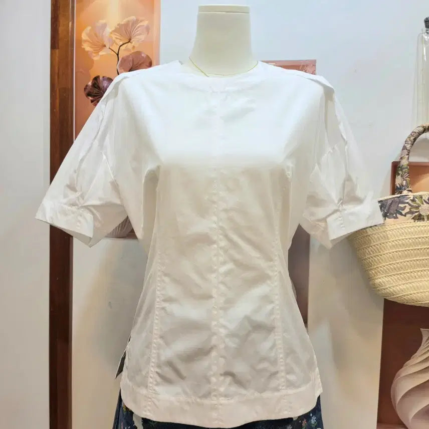 [BUNJANG] 3.1 Phillip Lim Short Sleeve Blouse / 3.1 필립림 3.1 Phillip Lim 입체  반소매 블라우스