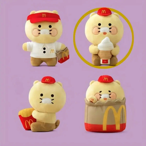 [BUNJANG] McDonald's Chunsik Ice Cream Cone Plush / 맥도날드 아이스크림 콘 춘식이 인형