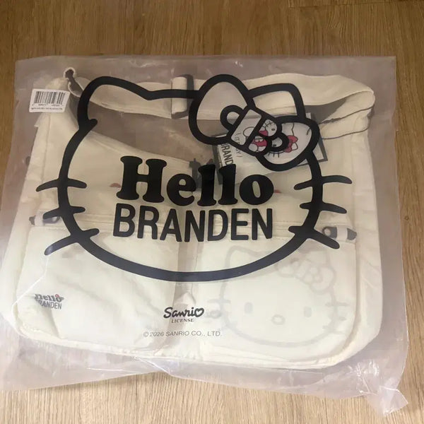[BUNJANG] Brandon Hello Kitty Crossbody Bag Ivory / 브랜든 헬로키티 크로스백 아이보리 미개봉 새제품 판매