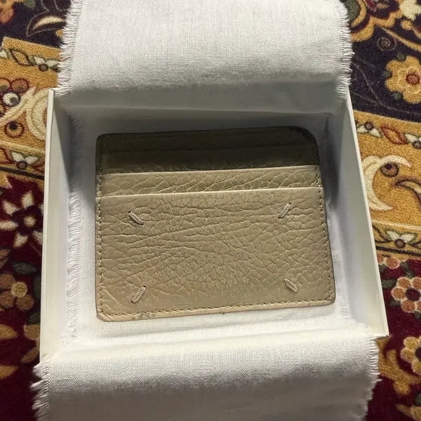 [BUNJANG] Maison Margiela Card Holder Khaki Beige Full Box / 메종 마르즈엘라 카드 지갑 풀박스 베