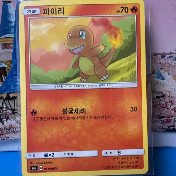[BUNJANG] Pokemon Card Charmander 2019 Album Edition / 포켓몬카드 2019 파이리 앨범용