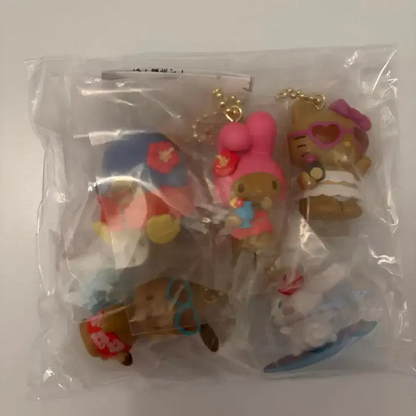 [BUNJANG] Sanrio Aloha Tanning Swing Gacha Full Set / 산리오 알로하 태닝 스윙 가챠 (풀세트)