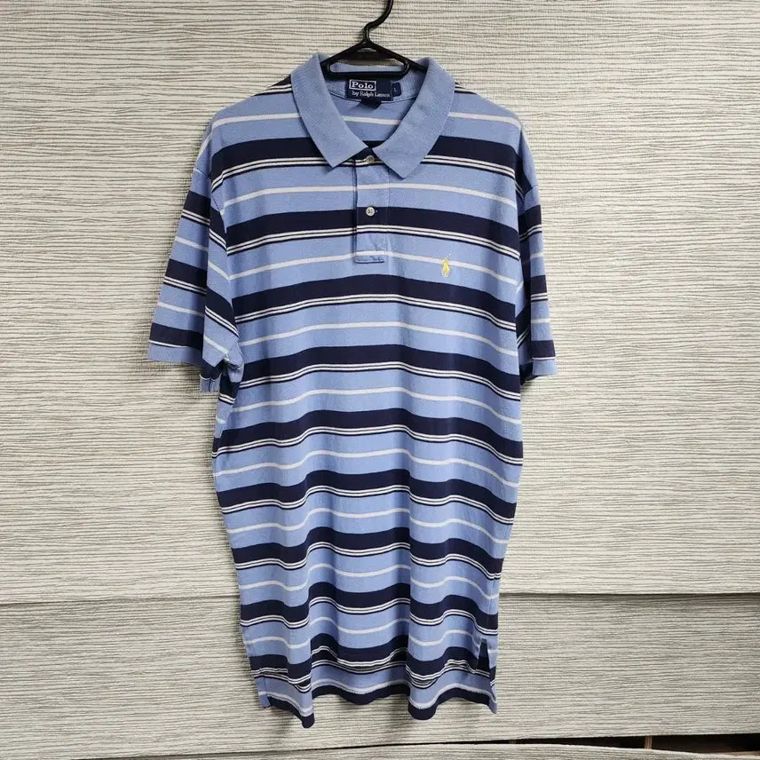 [BUNJANG] Polo Ralph Lauren Striped Collar T-Shirt (L) / 폴로랄프로렌 카라티셔츠 (L)