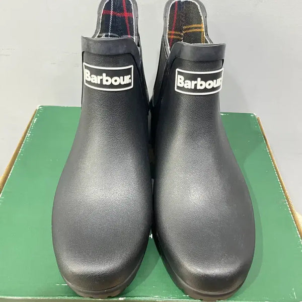 [BUNJANG] Barbour Rain Boots UK 5 Black / [박스채 새상품/최종가격] 바버 레인부츠 UK5 블랙